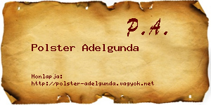 Polster Adelgunda névjegykártya